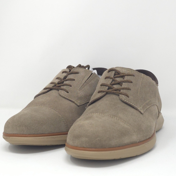 Thomas & Vine Felton Taupe Leather Penny Loafer Tru Comfort 8M